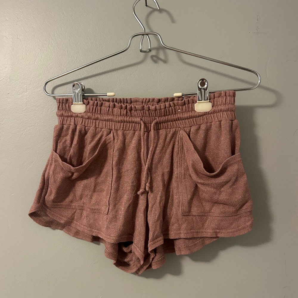 Stars Above Pink Pajama Shorts Relaxed Fit Elastic Waist